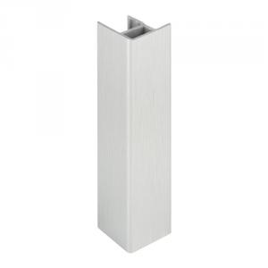 SCILM végzáró 100mm, csiszolt alumínium