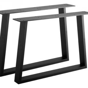 STRONG Asztalláb, konkáv, 420x580mm, fekete