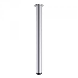 Strong asztalláb TS001, 710/60mm, fényes ezüst, RAL9006