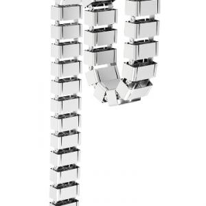 STRONG Függőleges kábelvezetés flexi 1260mm ezüst szín