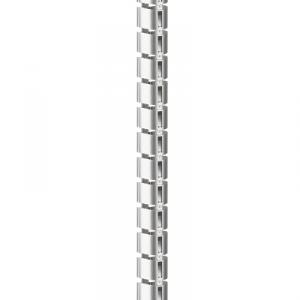 STRONG Függőleges kábelvezetés gömbölyű flexi 1260mm ezüst szín