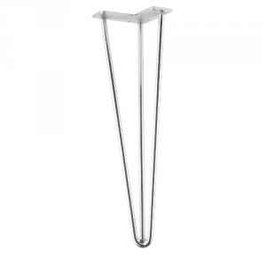 StrongLegs asztal láb TS003, 420mm, króm, 4db, Kifutó!