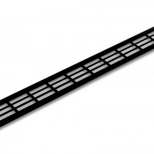 Szellőzőrács 60/250mm, fekete matt