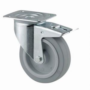 TENTE Forgó kerék 3477 fék, lágyított futófelület, átm:100mm, 160/320kg