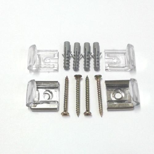 Tükörtartó garnitúra műanyag transzparens