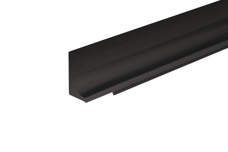 TULIP élbe marható fogantyú profil-Paolo II 2900mm fekete matt