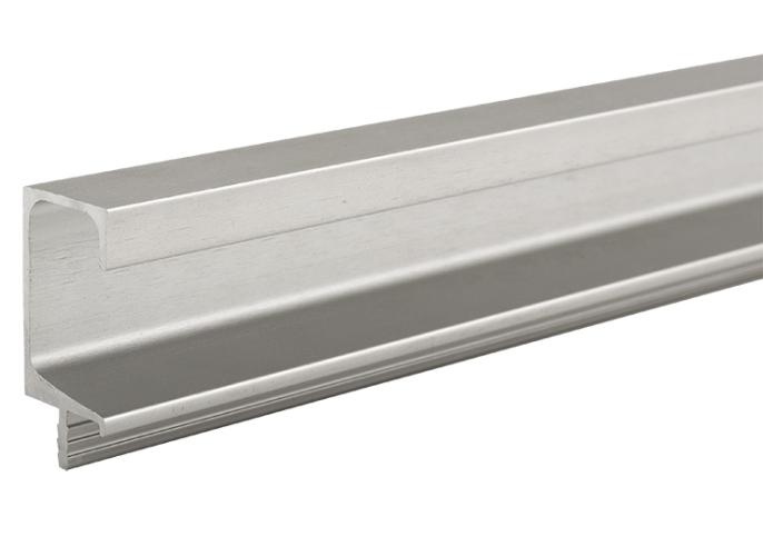 TULIP élbe marható fogantyú profil-Paolo II 2900mm nemesacél imitáció