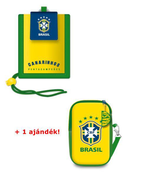 Brazil nyakba akasztható pénztárca + ajándék tok.