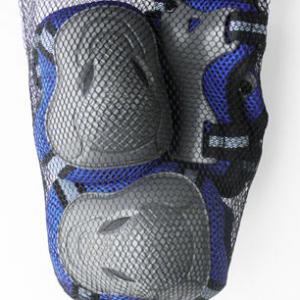 Vektory térd-könyök-csuklóvédő szett Kék - M.