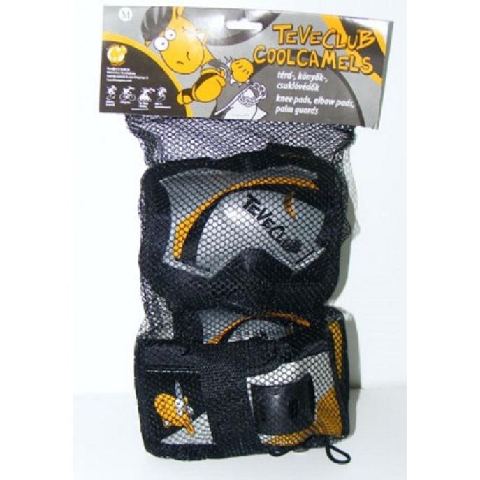 TeveClub Térd-könyök-csuklóvédő szett fekete - S.
