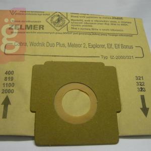 IZ-2000/321 IZ-321.0081 ZELMER Flip Cobra stb. papír porzsák (5db/csomag)