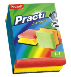 Paclan Practi Super Formázott Mosogatószivacs 2db/csomag