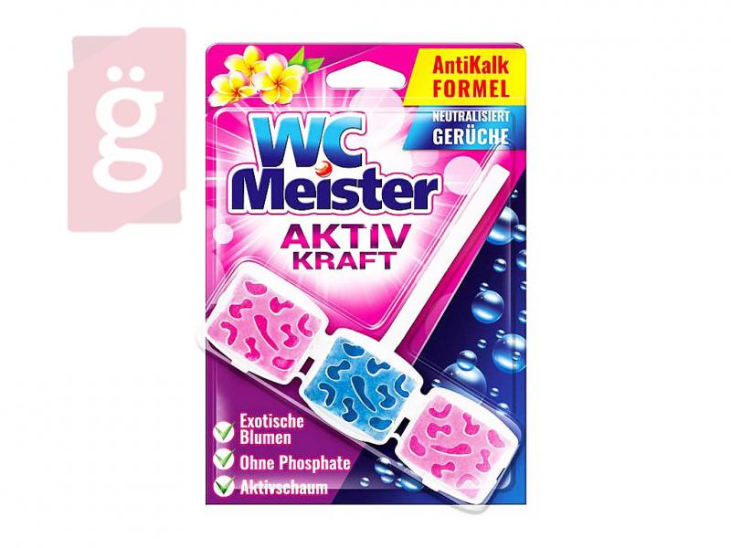 WC Meister Wc Illatosító Tisztító Block - Exotic Flowers 45g