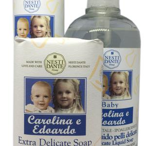 Nesti Baby Carolina és Edoardo babafürdető és hab-fürdő  SLS-mentes! - 300 ml