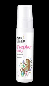 Csepke Baby hipoallergén babafürdető hab és sampon, tündérkert (200 ml)