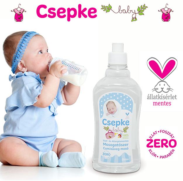 Csepke Baby mosogatószer koncentrátum, cumisüveg mosó (500 ml)