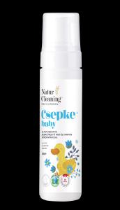 Csepke Baby Ultra Sensitive babafürdető hab és sampon, illatmentes (200 ml)