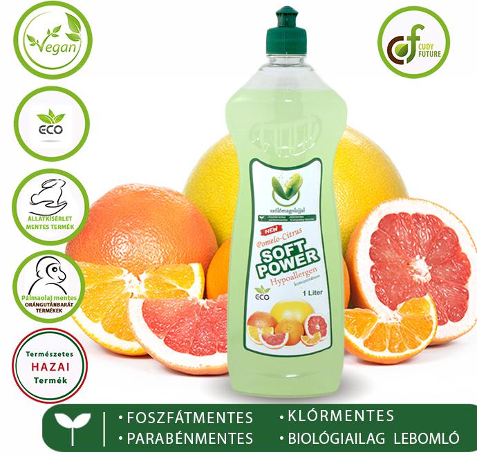 Naturcleaning mosogatószer koncentrátum, pomelo-citrus (1 l)
