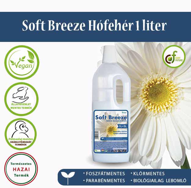 Naturcleaning öblítőkoncentrátum, hófehér (1 l)