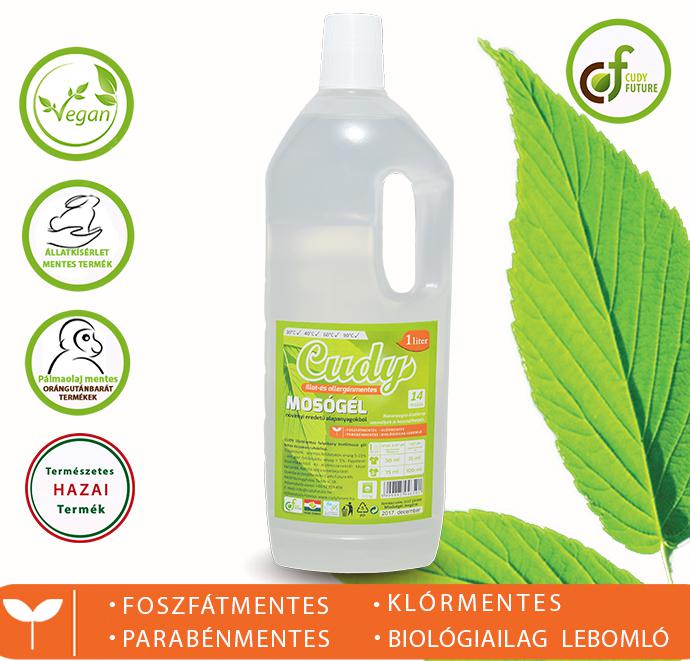 Naturcleaning Sensitive Illat -és allergénmentes folyékony mosószer (1,5 l)