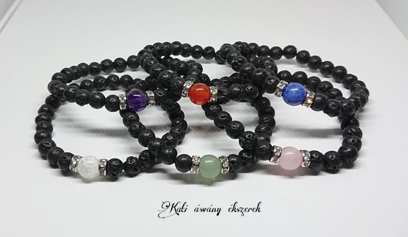 6 mm-es aromaterápiás ásvány karkötők
