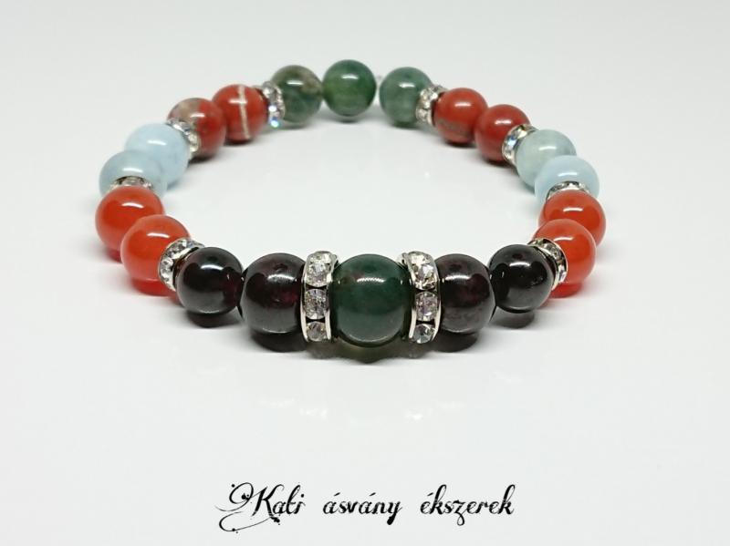 Akaraterő fokozó és kitartást növelő ásvány karkötő