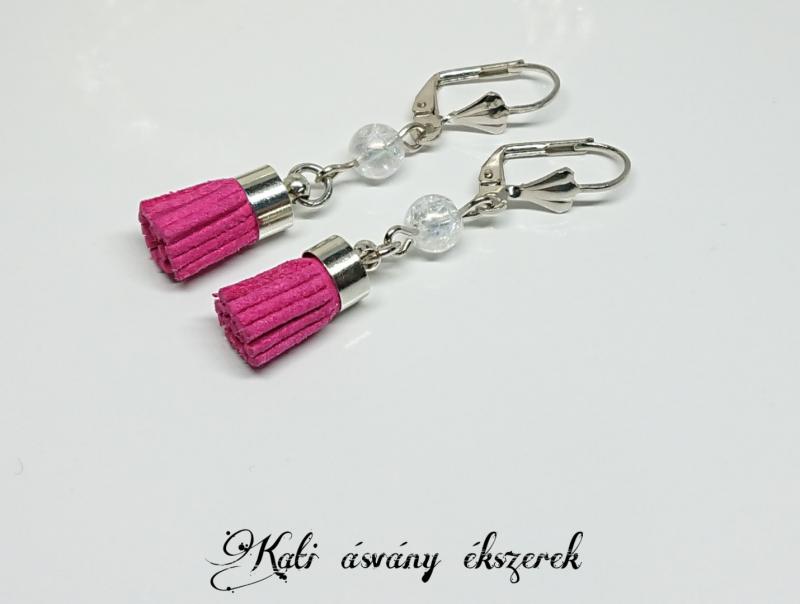 Angyal aura kvarc fülbevaló