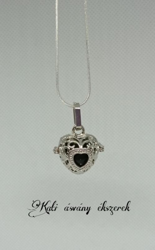 Angyalhívó szív aromaterápiás nyaklánc