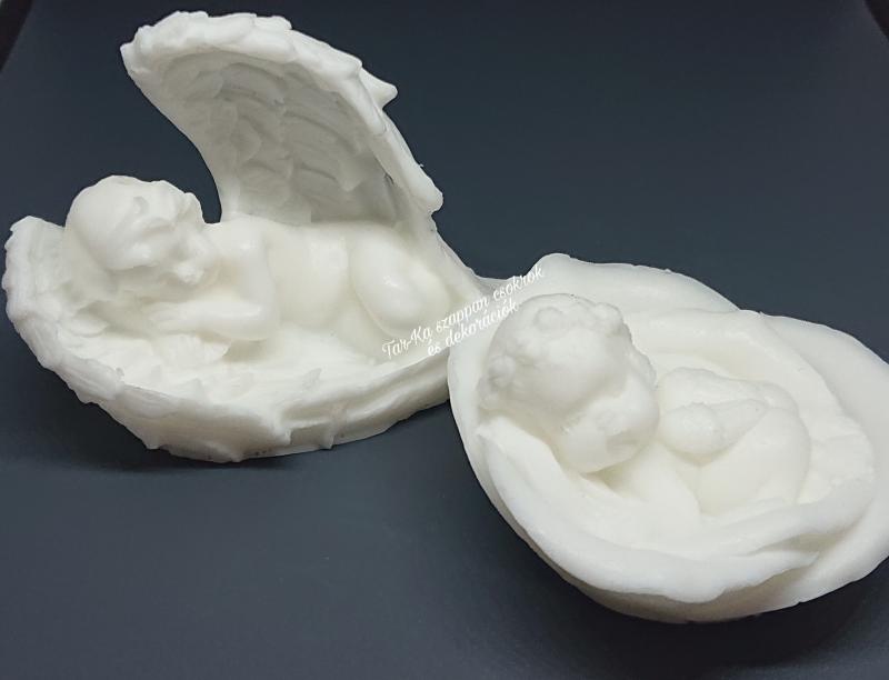 Angyalka szappan díszek