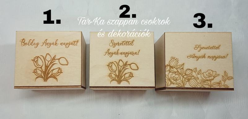Anyák napjára egyedi szappanvirág csokor
