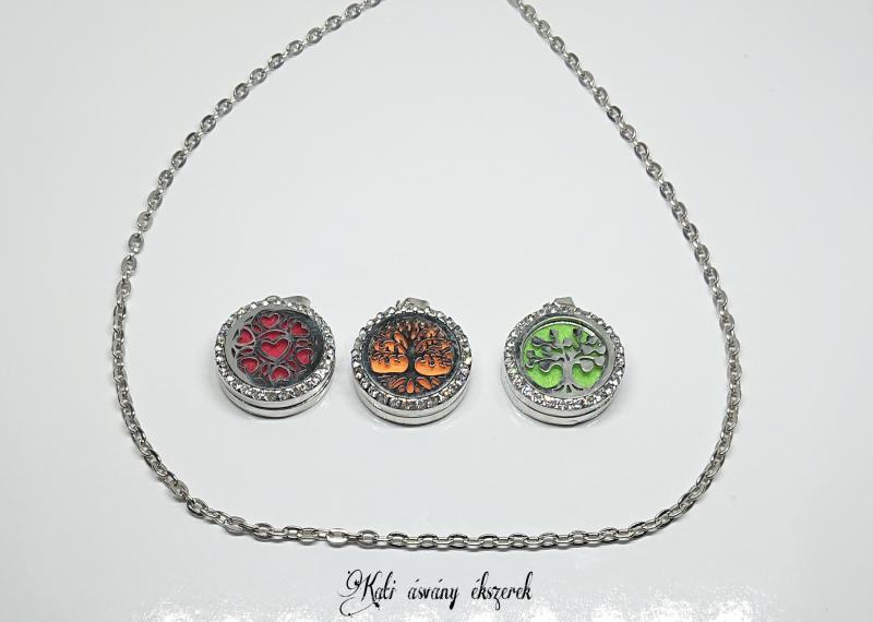 Aromaterápiás nyaklánc medállal