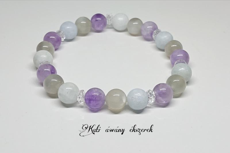 Belső nyugtalanságra, stressz kezelésére való ásvány karkötő