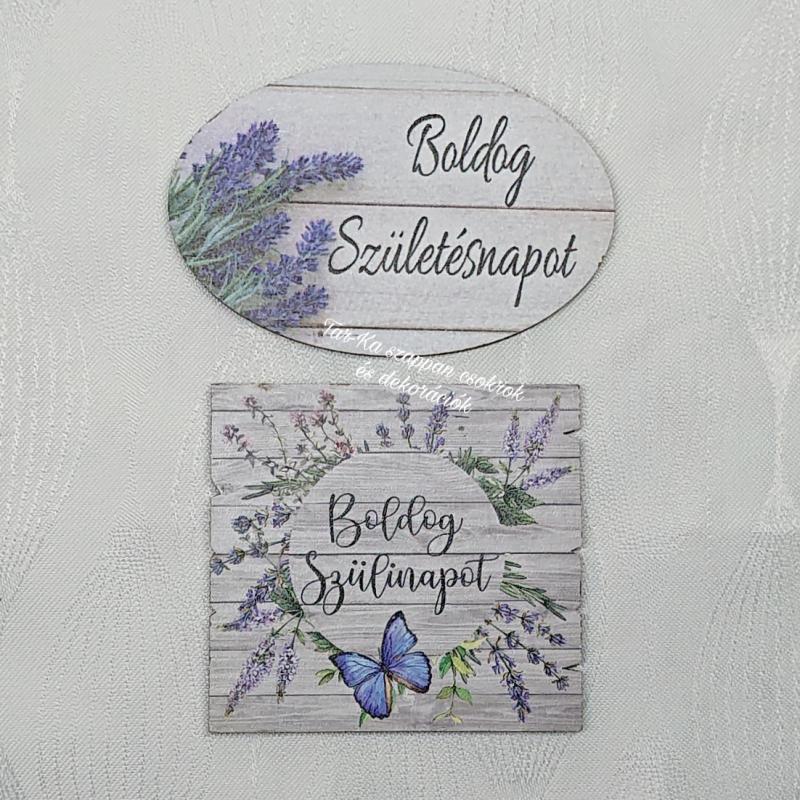 Boldog születésnapot fa táblák