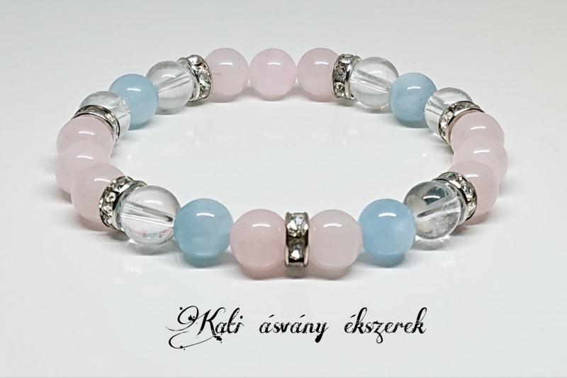 Boldogság, öröm fokozására való ásvány karkötő