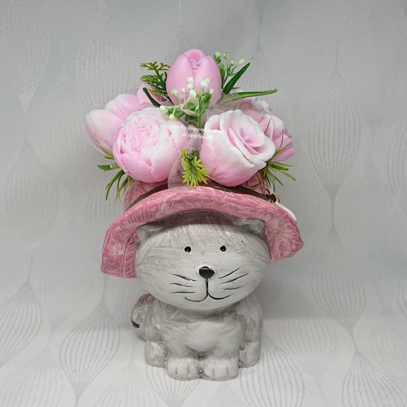 Cicás szappanvirág csokrok