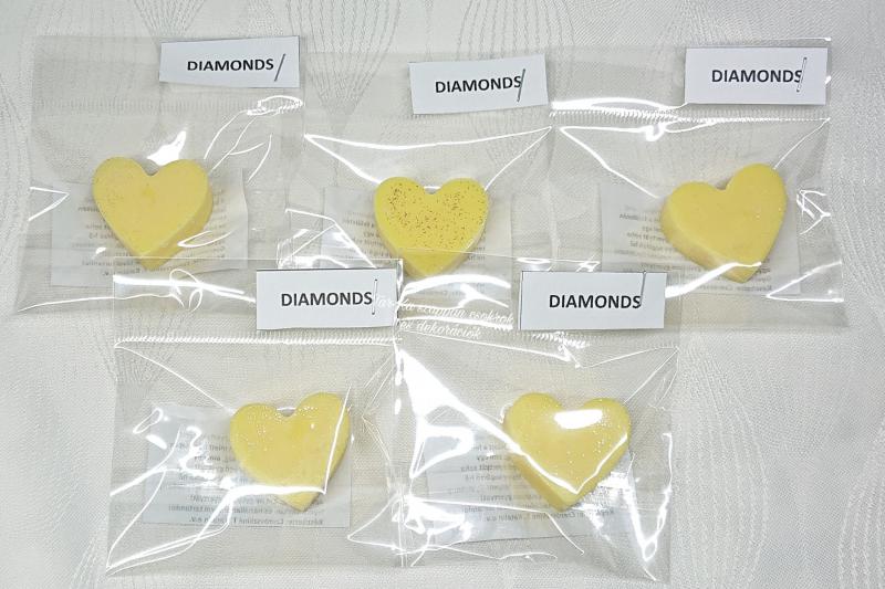 Diamonds illatú szív illatviasz