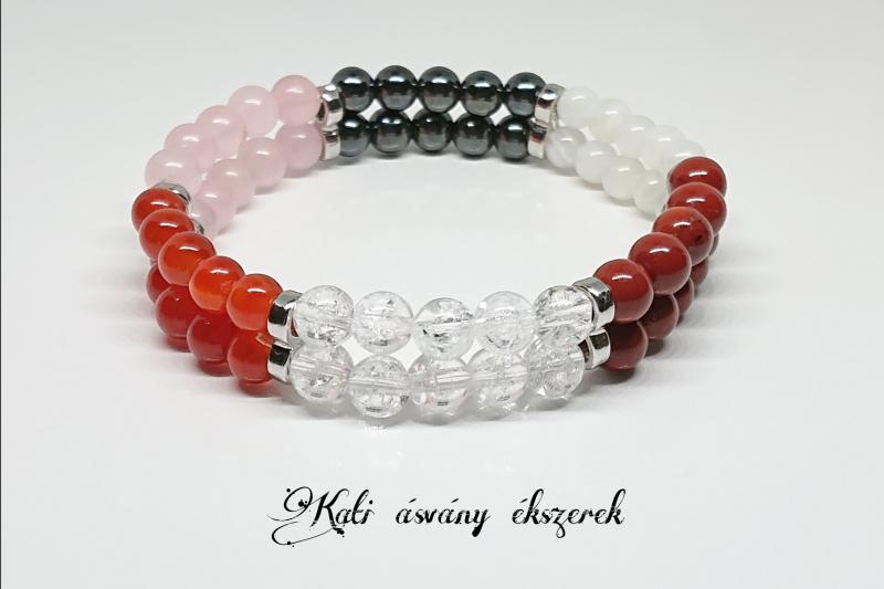 Duplasoros termékenység fokozó és babaváró ásvány karkötő