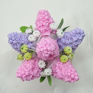 Anyák napi orgona szappanvirág csokrok