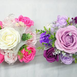 Anyák napi szappanvirág csokrok