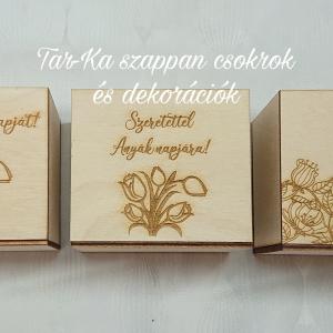 Anyák napjára egyedi szappanvirág csokor