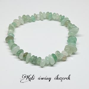 Aventurin gömbölyített ásvány karkötő