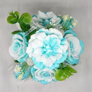 Boldog születésnapot kívánok! szappanvirág csokor