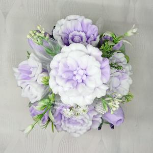 Boldog születésnapot kívánok! szappanvirág csokor