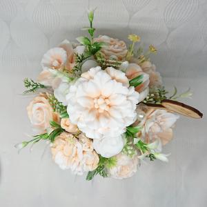 Boldog születésnapot! szappanvirág csokor