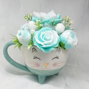 Cicás / macskás szappanvirág csokrok