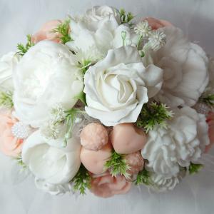 Esküvői szülőköszöntő illatos szappanvirág box