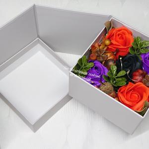 Extra csoda doboz: világító szappanrózsa csokor őszi, Halloween-i