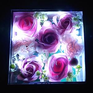 Extra csoda doboz: világító szappanvirág csokor