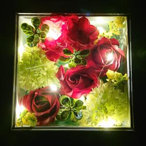 Extra csoda doboz: világító szappanvirág csokor