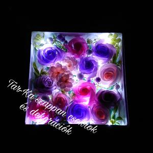 Extra, óriás csoda doboz: világító szappan csokor